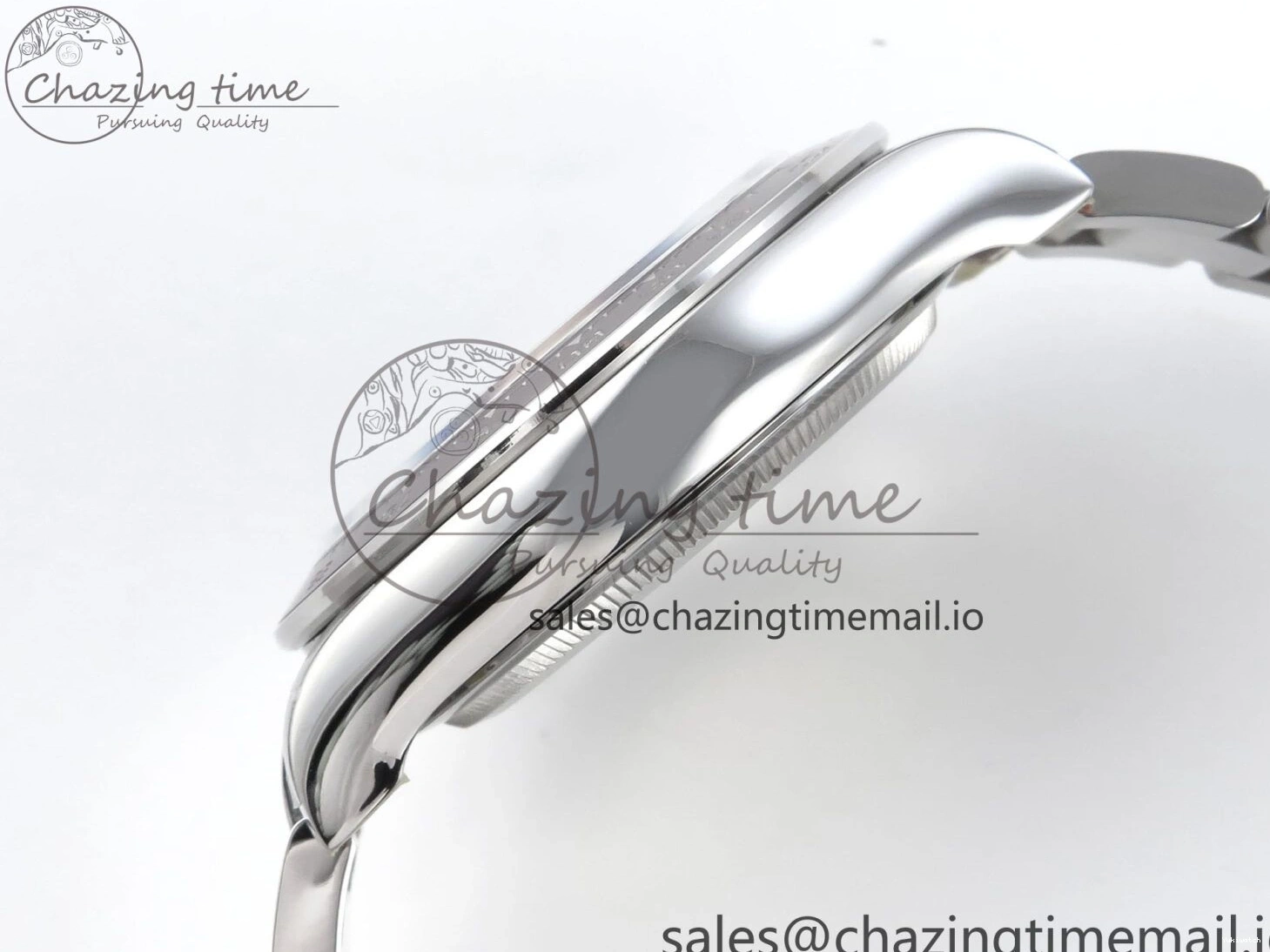 126506 1:1 Edition Ice Best SH4131 Daytona Strap V5 on Blue QF SS Dial Bracelet 0330